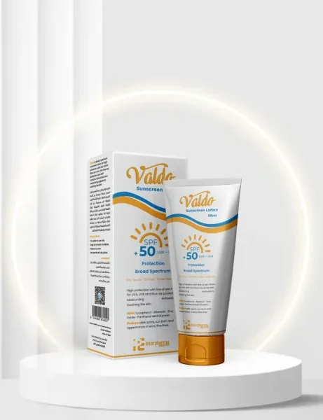 صورة المنتج صن سكرين فالدوSPF50 (بدون أكسده بدون تعرق +ترطيب مثالى للبشرة)